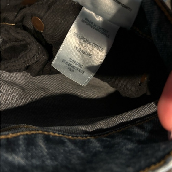 AGOLDE Riley High Rise Straight Crop Jeans - Blue - Picture 4 of 6